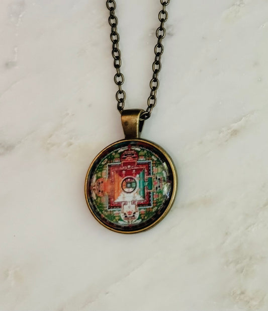 Colorful Design Pendant Necklace